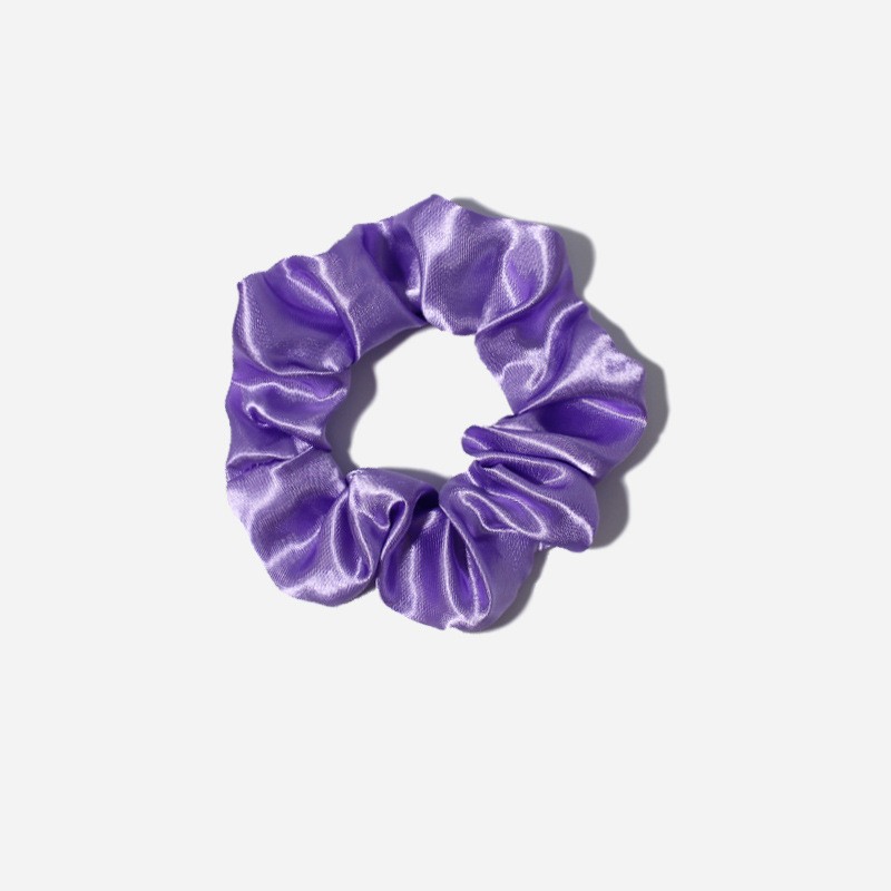 Picture of European and American Cross-Border Solid Color Large Intestine Hair Ring Foreign Trade Style Satin Head Flower Korean Style Headband Hair Accessories Head Rubber Band Wholesale