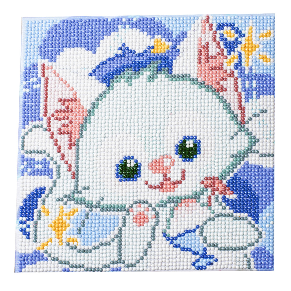 Picture of Original God New Diamond painting children student diy handmade diamond material package with frame Cartoon Cartoon educational toys