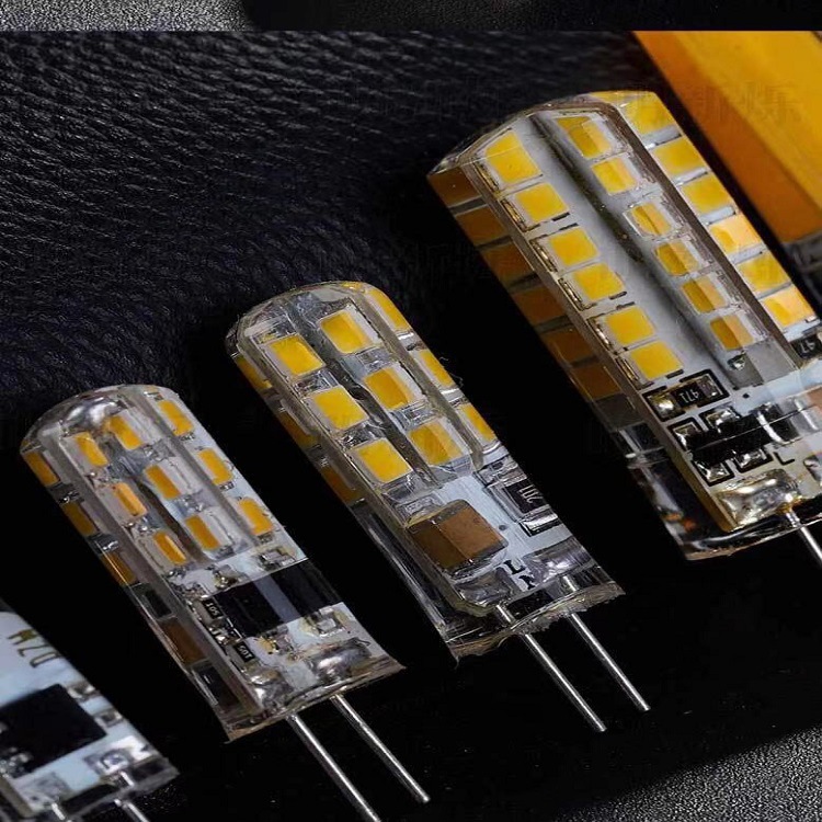 Picture of Factory g4led lamp beads corn bubble High and Low Voltage AC/DC12V crystal light source silicone 220V lens front pin bubble