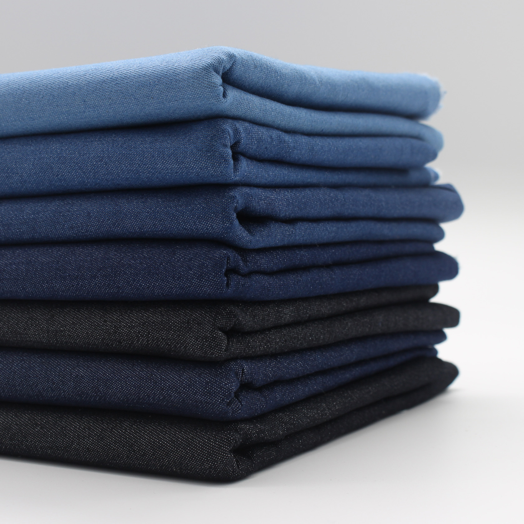 6 Ann Washed Polyester Cotton TC Stretch Denim 16s Stretch Washed Denim Fabric Children's Trousers Cotton Trousers Denim