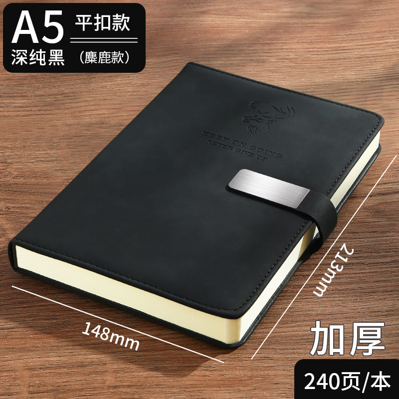 Picture of High-Looking A5 Notebook Imitation Leather Hand Ledger Thickeneded Conference B5 Simple Business Notepad Custom Logo