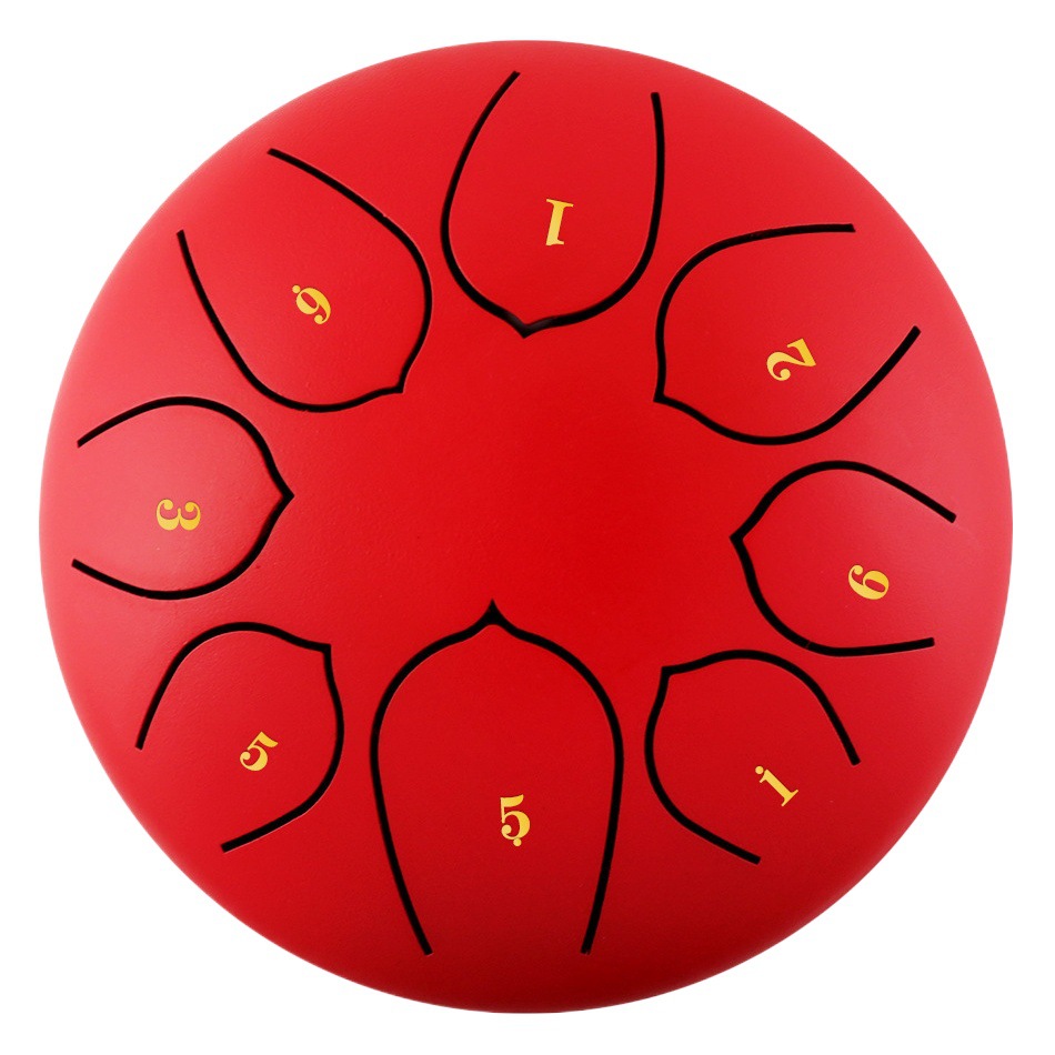 6-inch Ethereal Drum 6-inch 8-tone Ethereal Drum C- tone Steel Tongue Drum Children's Musical Instruments Cross-border Exclusive Worry-free Drum Lotus Drum