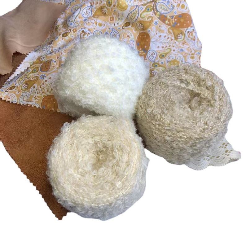 Wool Loop Line Handmade Diy Finger Loop Line Doll Hair Line Scarf Hat Feature Line