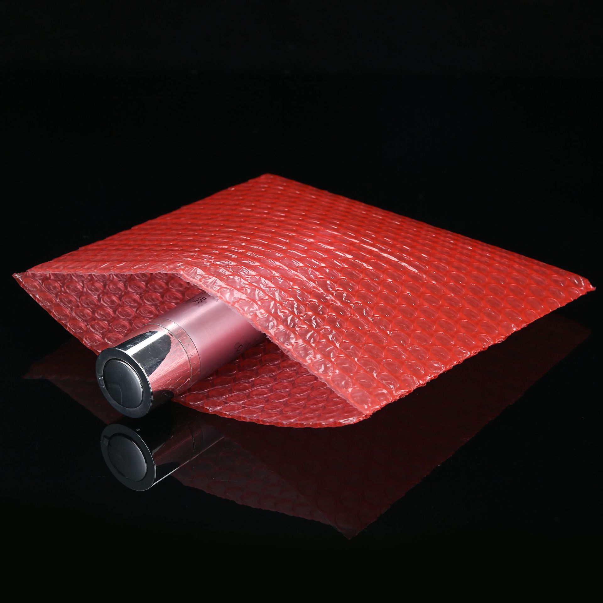 Red Bubble Bag New Material Shockproof Express Logistics Packaging Bag Thickened Bubble Film Bubble Bag