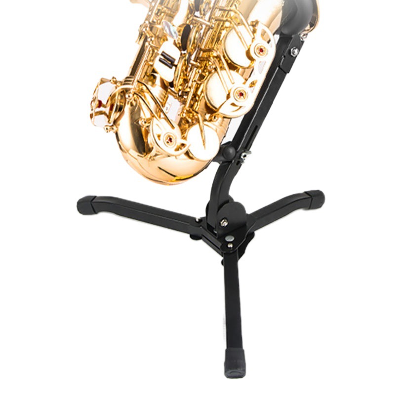 Professional saxophone stand alto Sax floor display shelf foldable sponge protection musical instrument accessories