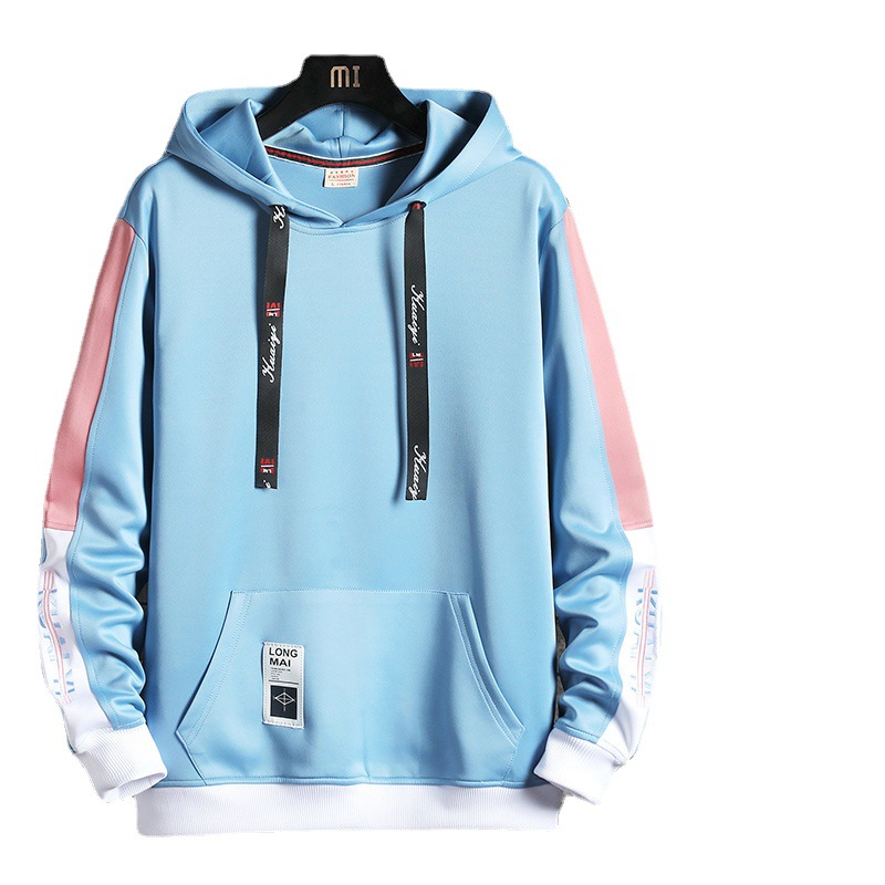 Picture of 2022 spring and autumn embroidery embroidery color hooded sweater spot fashion youth sports clothes