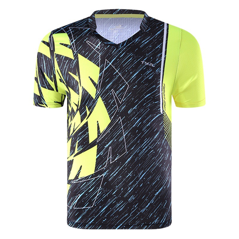 Badminton Clothing Sports Suit Men's Short-sleeved New Breathable Quick-drying Fitness Women's Tennis Shorts Competition Customization
