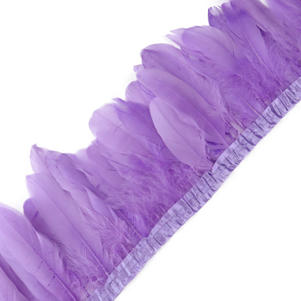 Picture of Goose feather large floating cloth belt/edge DIY handicraft accessories stage performance clothing accessories manufacturers in stock sales