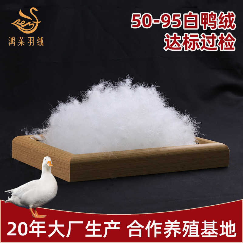 Picture of 90 White Duck Down New National Standard Pure White Big Down High Fluffy Down Jacket Filler Wholesale in Bulk