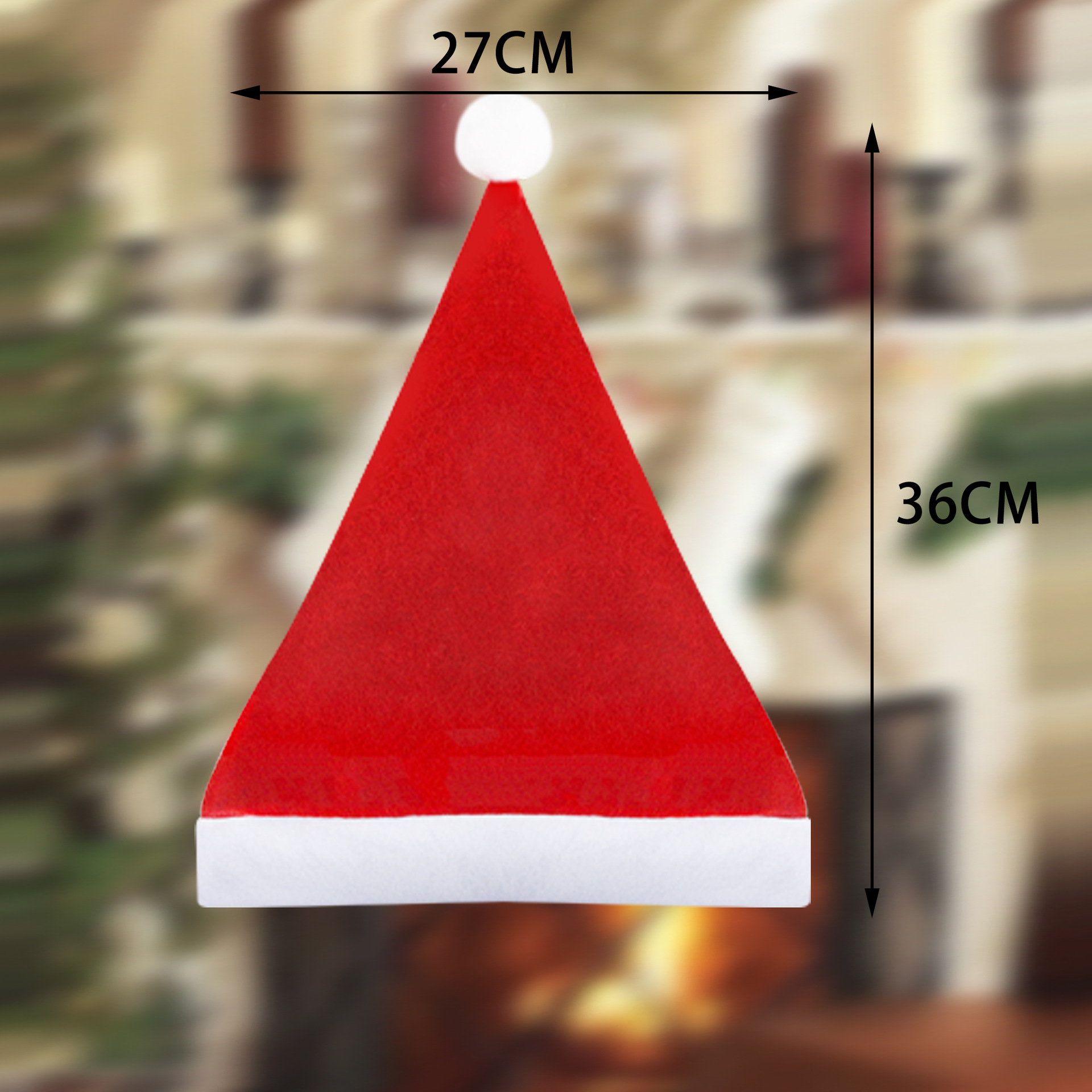 Picture of Christmas hat ordinary non-woven Christmas decorations hat children adult Christmas hat festival manufacturer