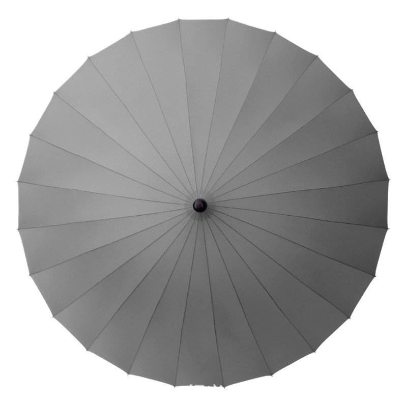 24 Bone Umbrella Long Handle Extra Large Windproof Windproof Double Person Three Person Black Gift Business Printed Logo Advertising Umbrella