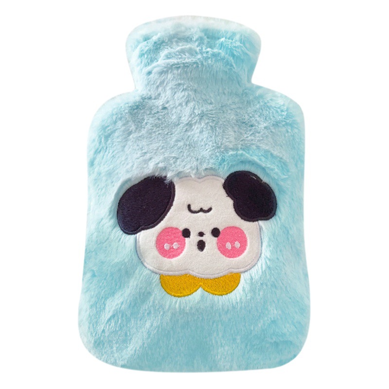 Cute Plush Water-Filled Hot Water Bottle Large Explosion-Proof Water-Filled Hot Water Bottle Student Dormitory Belly Warmer Hot Compress Hand Warmer