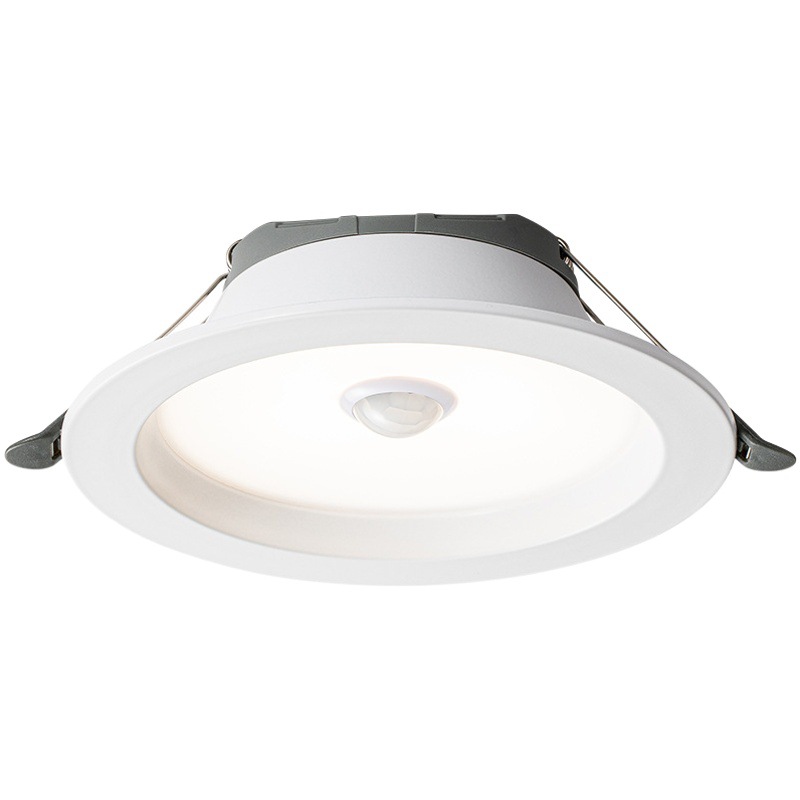 Induction lamp LED intelligent human body induction downlight corridor infrared radar embedded concealed home ceiling lamp