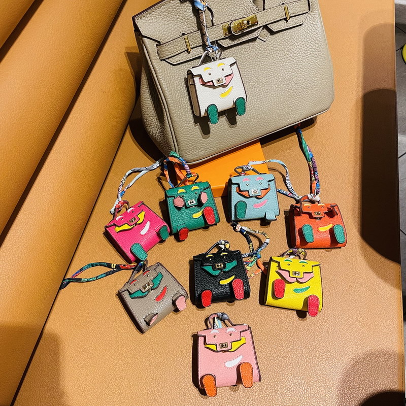 The Same Mini Kelly Doll Bag Pendant, Cute Little Monster Headphone Bag, Car Keychain Car Pendant