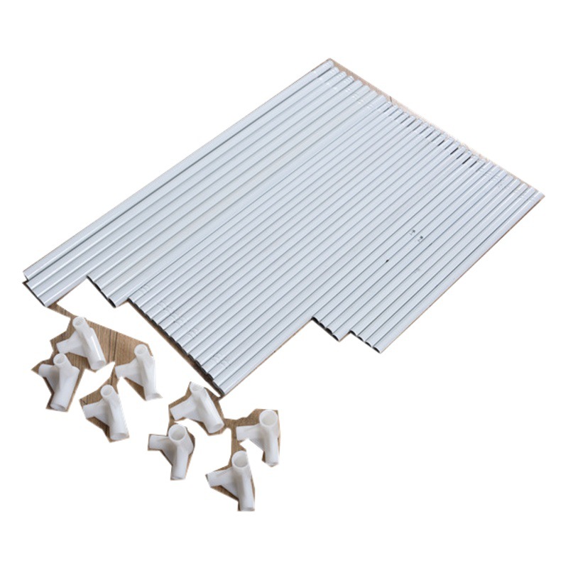 Wide and high retractable paint student mosquito net support bed curtain shading pole thickened iron upper and lower bunk universal dormitory