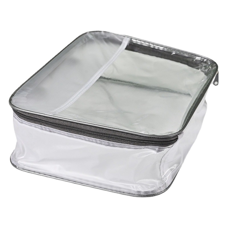 Spot pvc wire bag handbag waterproof transparent frosted carpet mat storage wire bag bedding bag