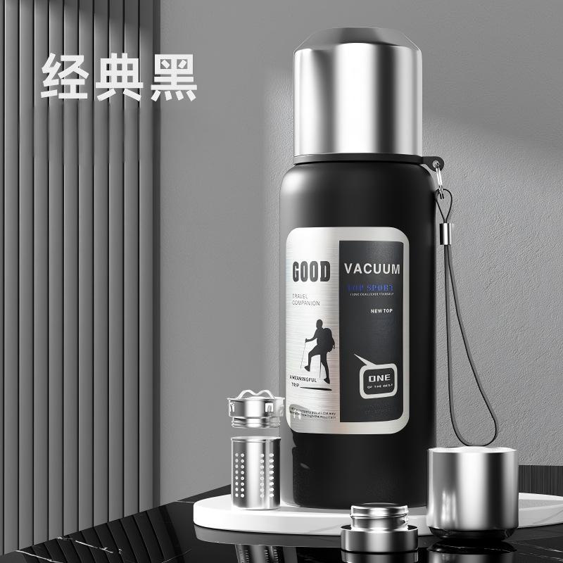 Picture of Large Capacity 316 Stainless Steel All-Steel Pot Men's Outdoor Travel Mountaineering Portable Thermos Cup Wholesale Cross-Border