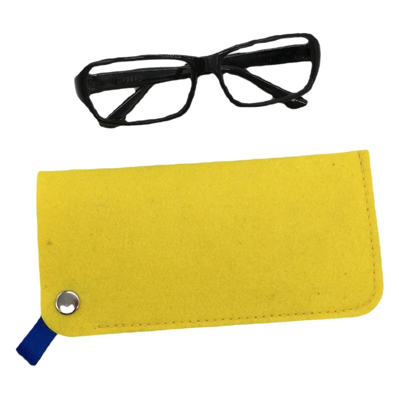 New Felt Glasses Bag, Simple and Creative Sunglasses Glasses Case, Multi-Specification Gift Colorfuled Glasses Bag Logo