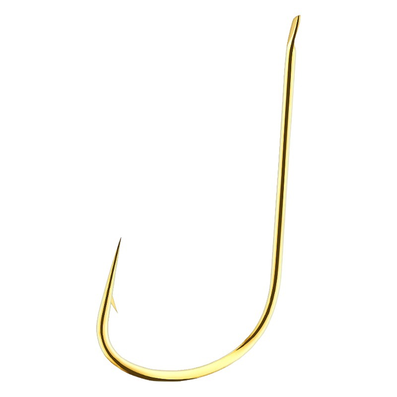 Genuine Flat Gold Sleeve Bulk Stingless Carassius auratus Special Sleeve Hook Japanese Imported Red Sleeve Fish Hook Fishing Hook