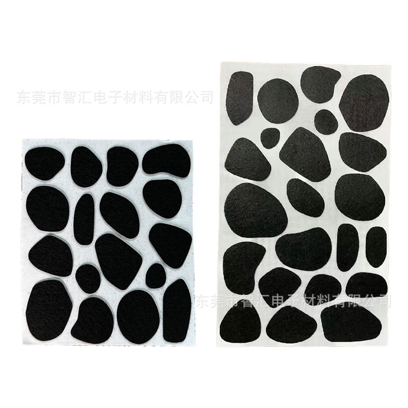 Picture of Cross-Border Popular Black Adhesive Felt Circles Dalmatian Stickers Christmas Felt Cow Stickers Halloween Party Essentials