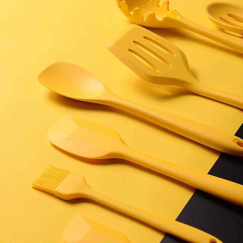 Picture of Barrel-In-One Silicone Kitchenware Set 10-Piece Non-Stick Pot Silicone Kitchenware Set 10-Piece Cooking Tools Set
