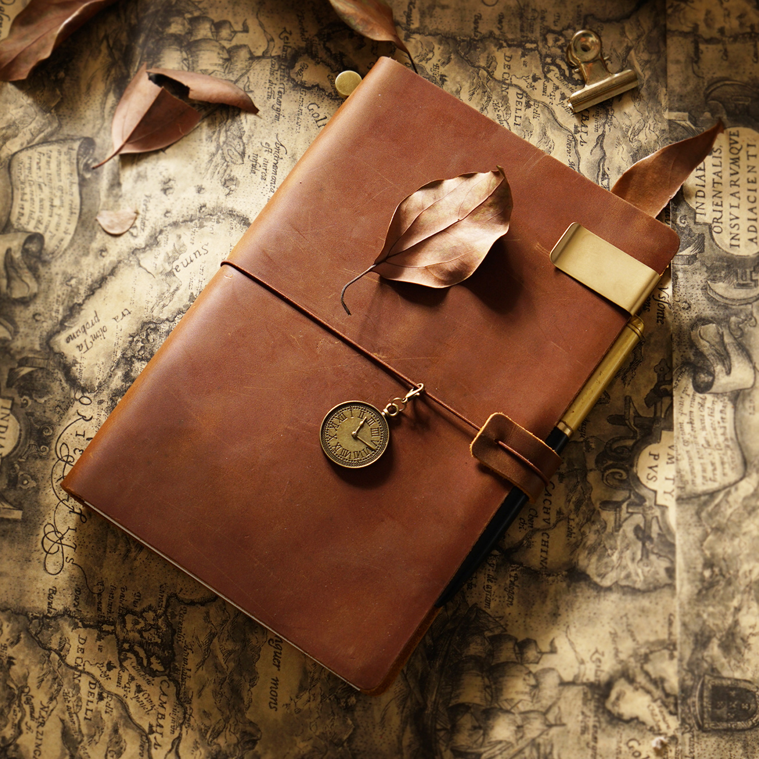 Picture of Travel Notebook Notebook Cowhide Genuine Leather Diary Retro Notepad Creative Record Tn Spot Wholesale