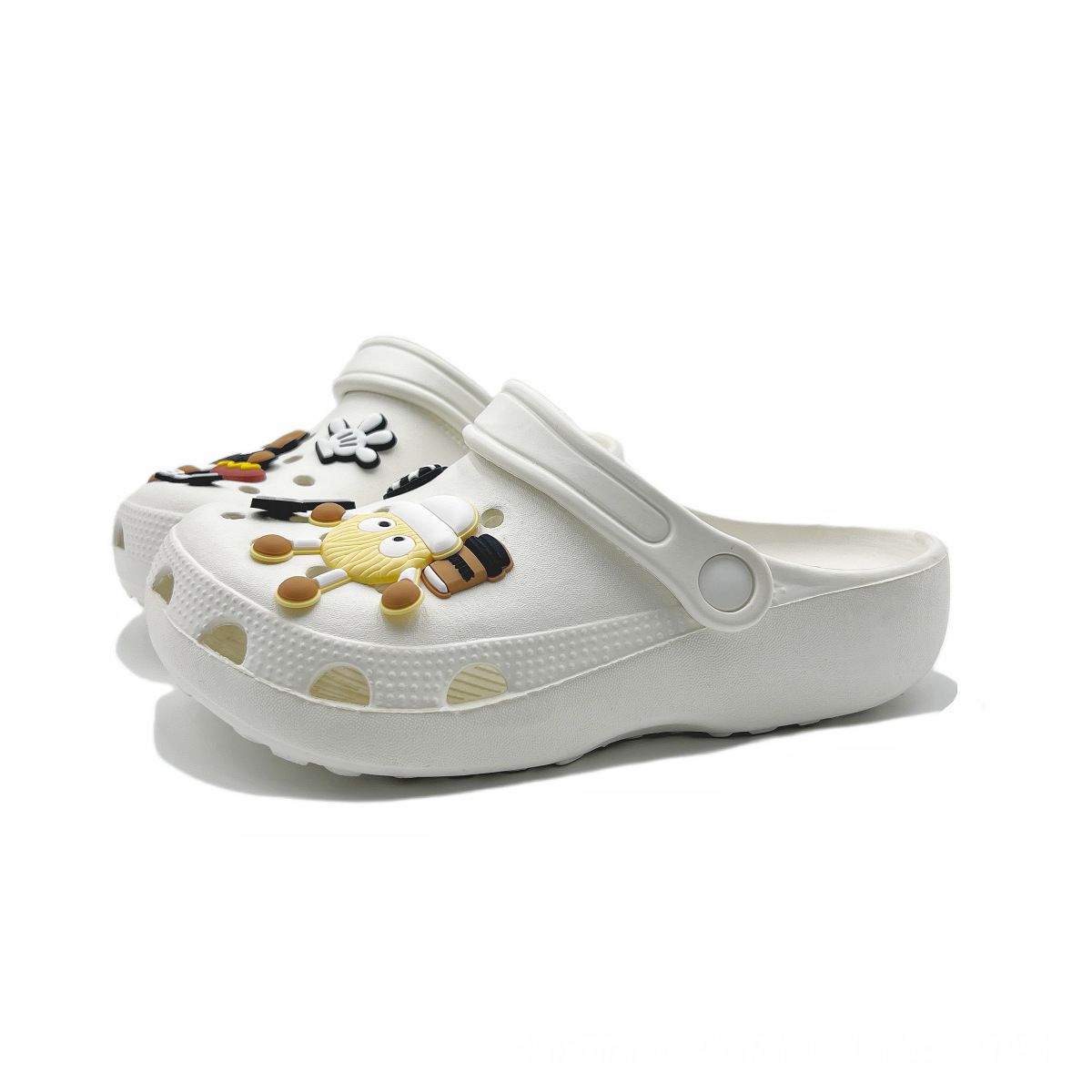 Women's Summer Thick-Soled Eva Clog Shoes for Vacation Outdoor Wear Closed-Toe Sandals for Women