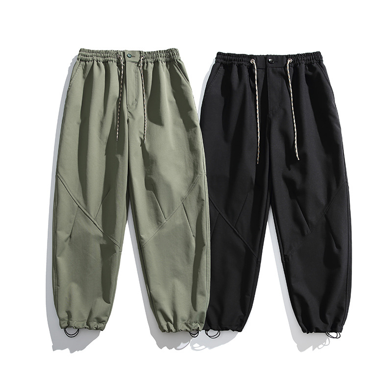 The story of roses, Liu Yifei, Huang Yimei, the same style of assault pants, cargo pants, women's spring and autumn casual loose hiking pants