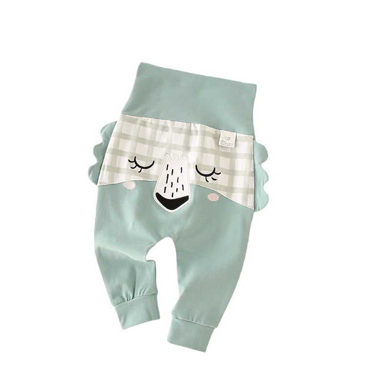 Picture of Children's High-Waisted Pp Pants 2025 Autumn New Korean Style for 0-3 Year Old Boys and Girls, Baby Tummy-Protecting Long Pants, Girls' Pants