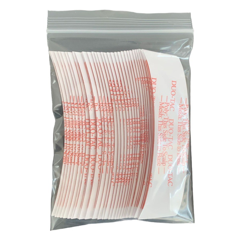 Duo-Tac Wig Double-Sided Tape Pink Letter Glue Men's Hair Set Hair Block Film Duo-Tac Wig Double-Sided