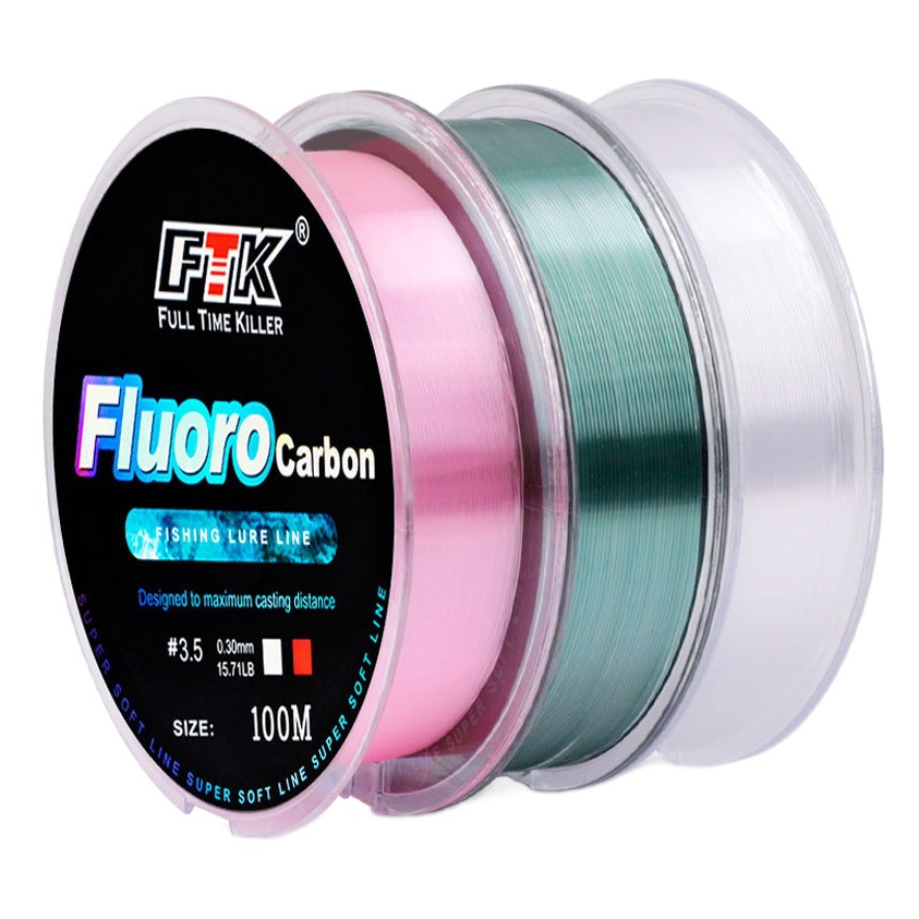 FTK wholesale fishing line nylon line 100 m sub-line fishing long shot super strong tensile wear-resistant line Main line cross-border