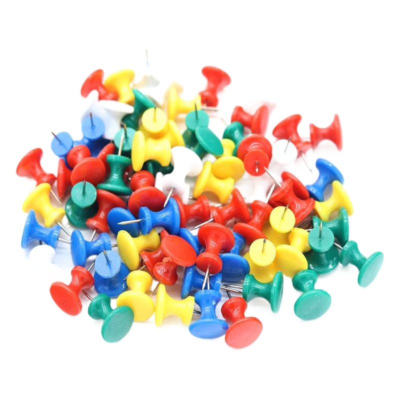 100 pieces large color I-shaped nail drawing nail office culture and education press nail art painting stationery drawing nail wholesale
