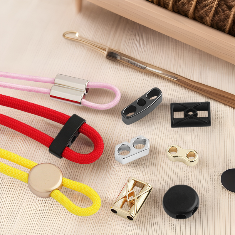 Metal adjustment bell button adjustment rope buckle clothing hat pants sweater tightening buckle pendant wearing rope buckle