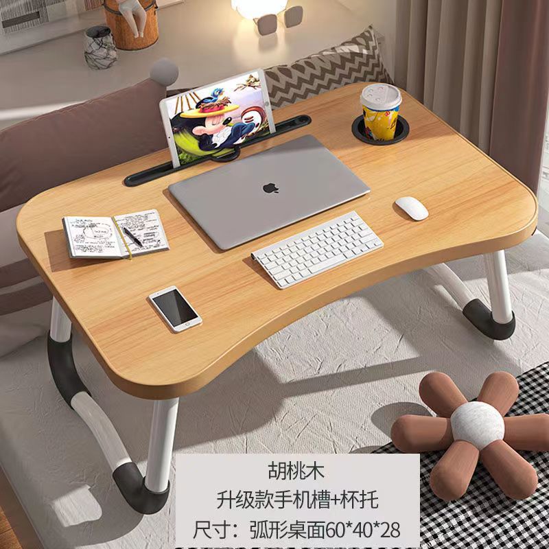 Picture of Bed Desk Foldable Laptop Desk Student Bedroom Dormitory Study Desk Office Small Desk Portable
