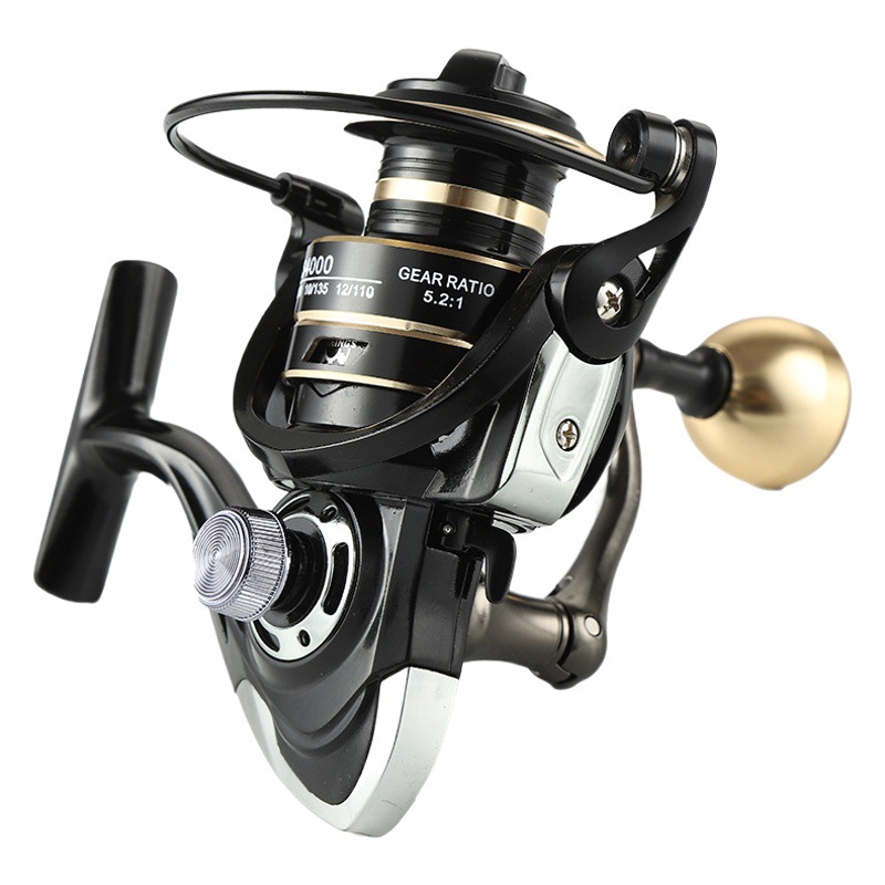 Golden Shark King fishing gear fishing reel fishing reel sea pole wheel anchor fishing wheel remote casting wheel anti-collision fishing wheel all-metal spinning wheel