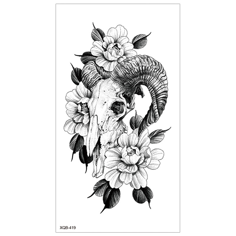 Picture of New Half Arm Tattoo Stickers Cross-border Amazon Hot Selling Set Dark European and American Realistic Waterproof Tattoo Stickers Wholesale