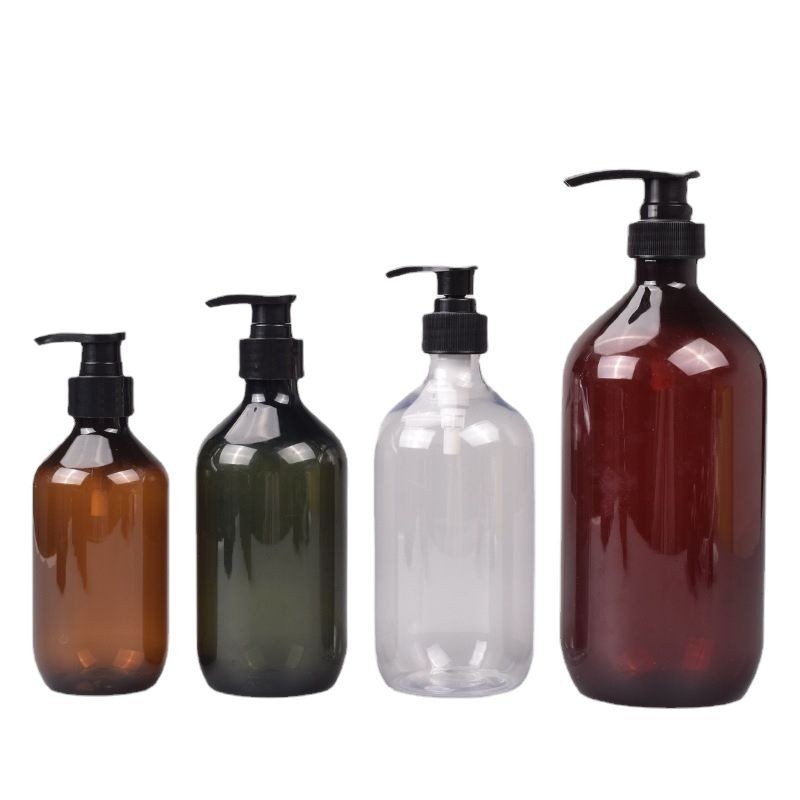 Picture of 1000ml brown shampoo empty bottle pet hair conditioner bottle shower gel hand sanitizer empty bottle Lotion Bottle