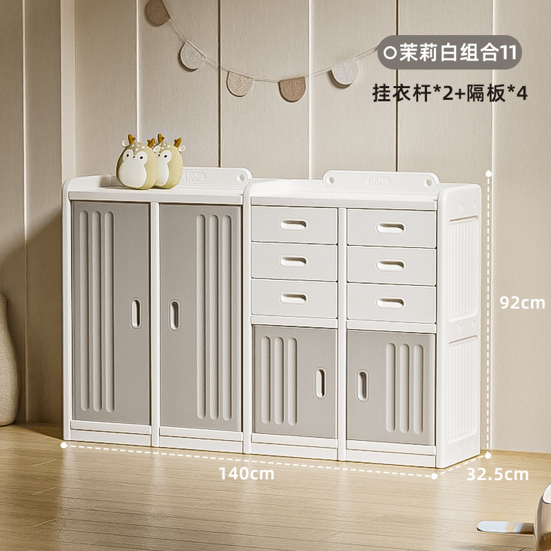 Picture of babyviva Children's Storage Cabinet Multi-layer Drawer Type Baby Wardrobe Household Baby Toy Organizer Box Storage Cabinet