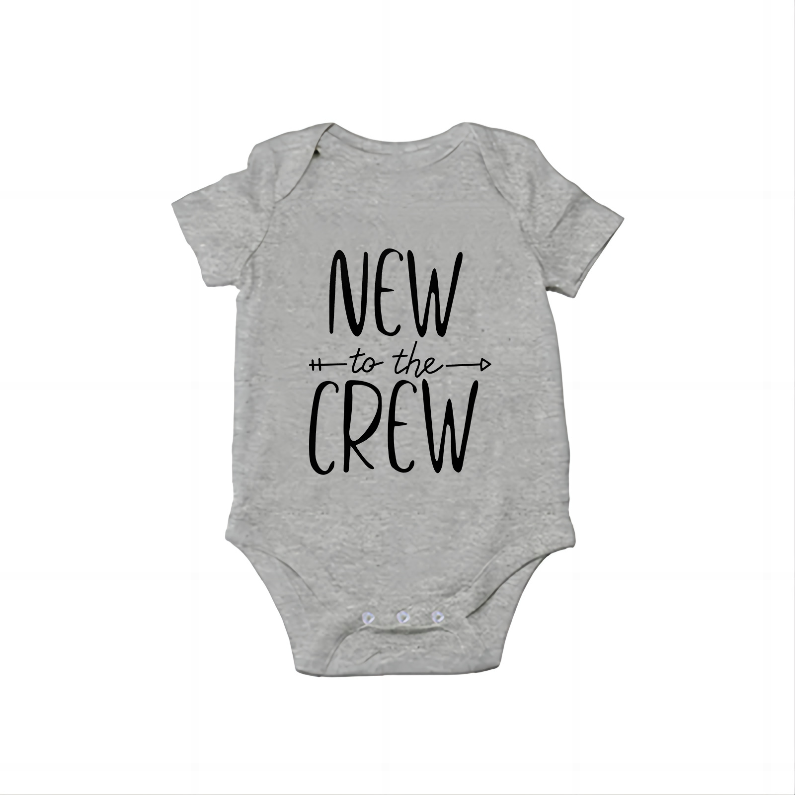 AliExpress thermal transfer printing logo summer short-sleeved baby climbing clothes baby newborn twins