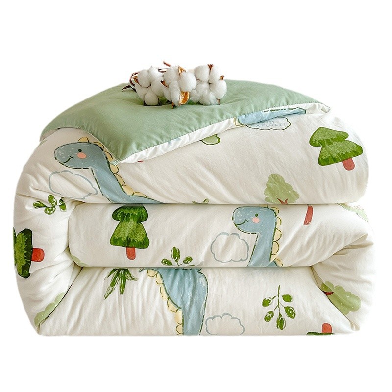 Picture of Xinjiang cotton quilt core thickened warm winter quilt cartoon small fresh student dormitory bedding spring and autumn quilt wholesale