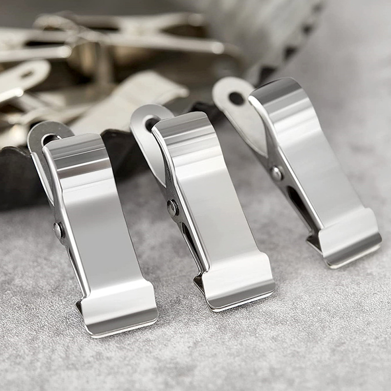Picture of Factory wholesale metal clip reverse mouth brand clip toothless spring clip multi-functional business card bookmark clip