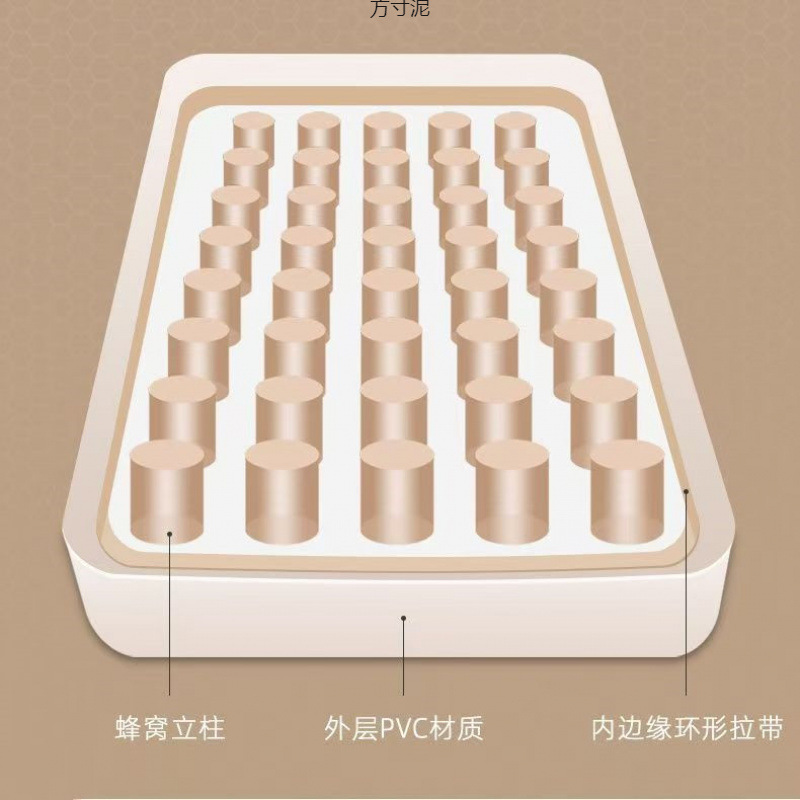 Picture of Outdoor Automatic Inflatable Mattress Single and Double Household Floor Sleeping Mat Camping Tent Folding Air Bed Lunch Break Factory