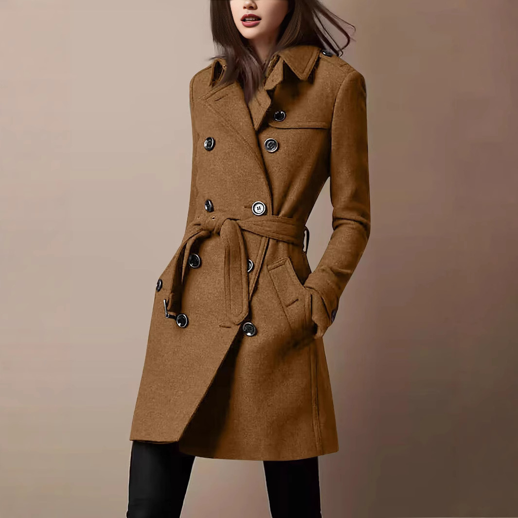 Foreign trade boutique women outerwear boutique women fashion British slim coat