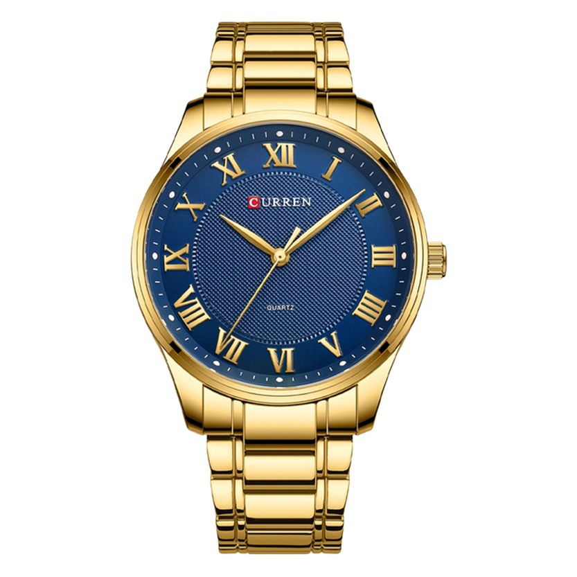 curren Karin 8409 Men's Quartz Watch Simple Business Watch Striped Casual Watch E-Commerce Cross-border Watch