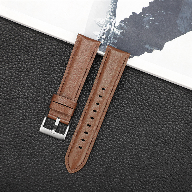 Picture of For Samsung GalaxyWatch 3 Huami GTRS Huawei GT2e Watch 20/22mm Original Leather Strap