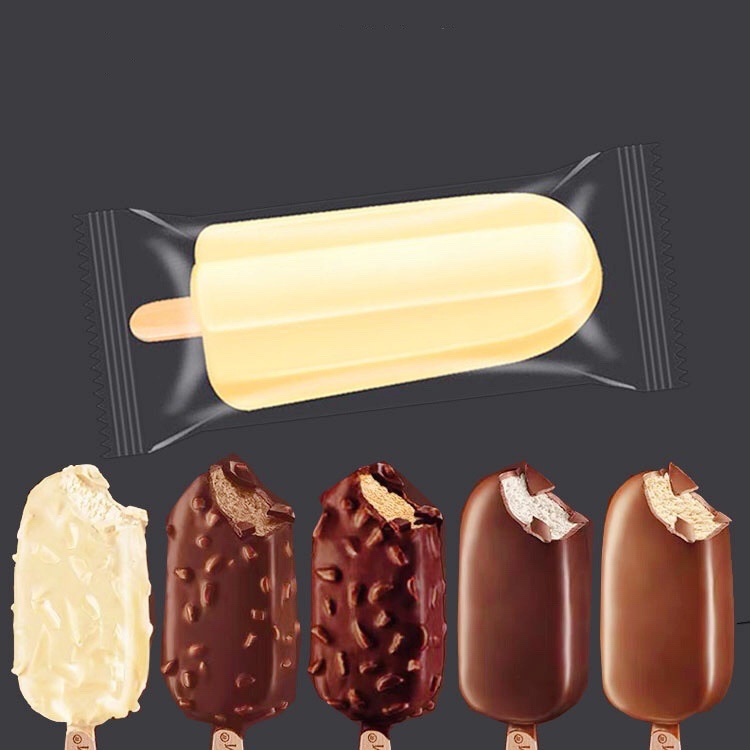 Factory Direct handmade ice cream packaging bag frosted machine seal thickened old popsicle packaging ice cream ice cream bag in stock