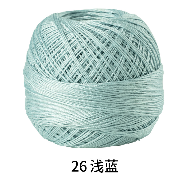 Picture of Color picking No. 10 micro hook lace thread hand-woven 40# fine wool crochet woven hand ball