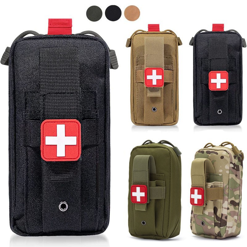 Picture of Portable first aid kit outdoor sports field EMT first aid kit Molle accessory bag military fans tactical storage bag