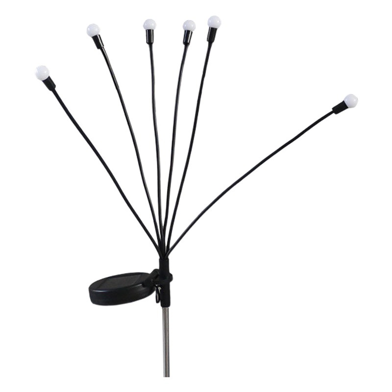 Cross-Border Amazon Solar-Powered Wind-Powered Firefly Lamp Courtyard Garden Lawn Lamp Ground Lamp Solar Decorative Lamp