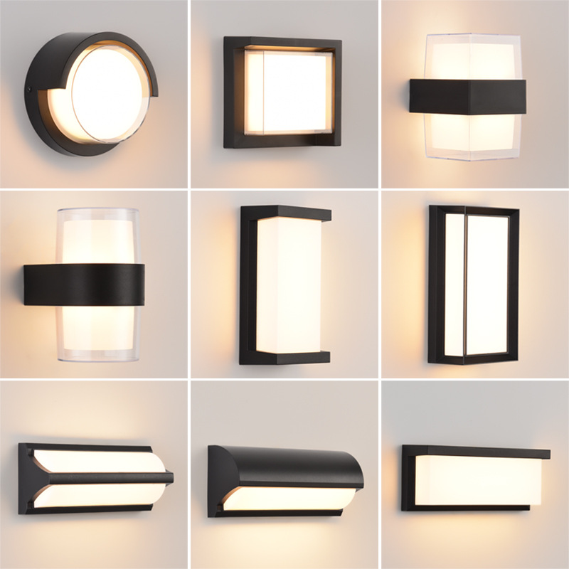 Picture of Wall lamp outdoor villa courtyard terrace door outdoor lighting Chinese waterproof balcony lamp pillar wall lamp 125